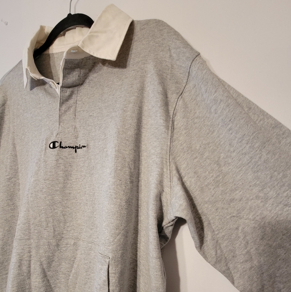 NWT Champion Long Sleeve Grey Shirt Mens Size Large - Picture 5 of 9